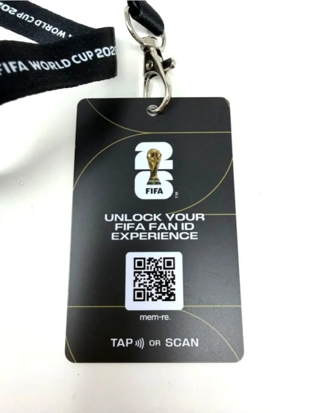 FIFA World Cup 2026 Game Lanyard Collectible Souvenir Fan ID Stadium Exclusive